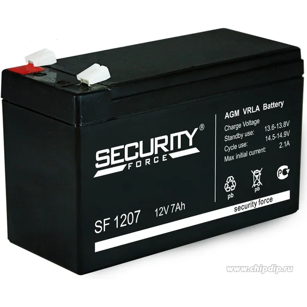Аккумулятор Security Force SF 1207 12V 7Ah AGM