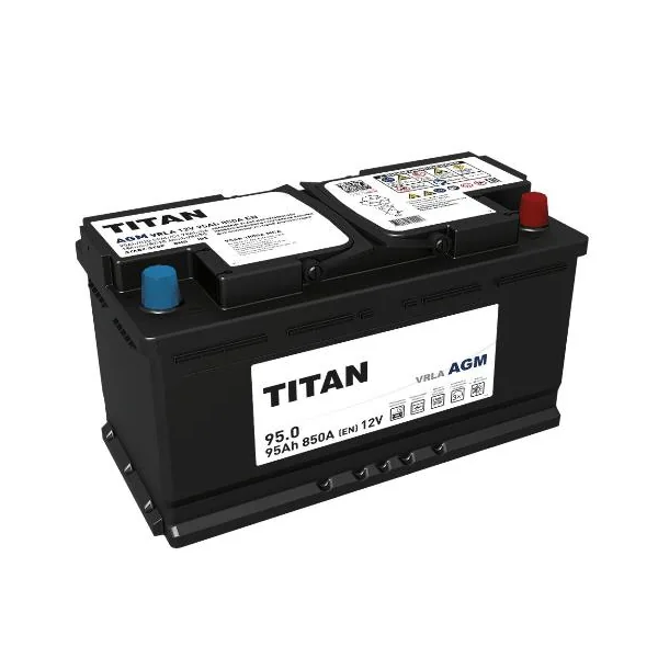 Аккумулятор TITAN AGM 95Ah euro EN850 VLRA