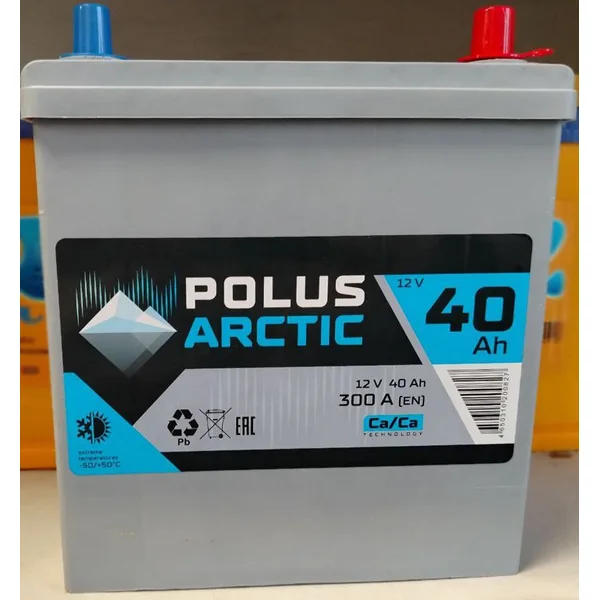 Аккумулятор POLUS Arctic 40Ah прямой EN300 40B19R