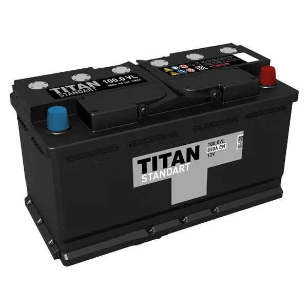 Аккумулятор TITAN Standart 100Ah прямой EN820