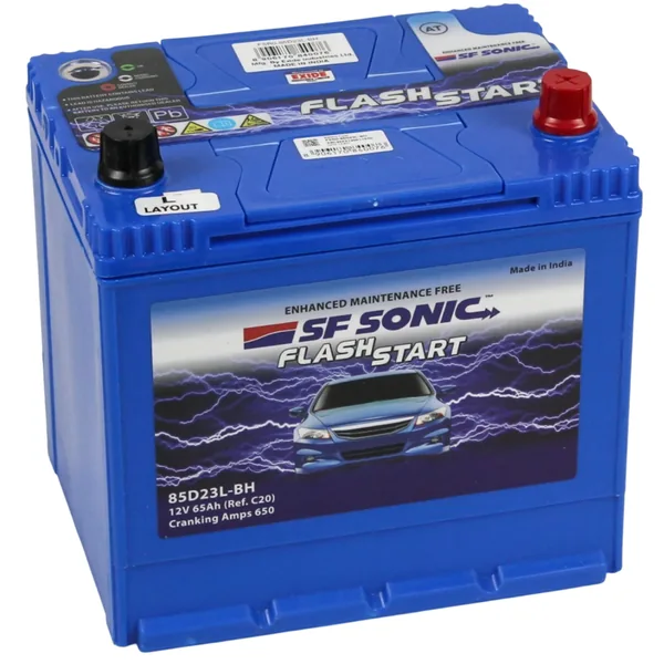 Аккумулятор SF SONIC 65Ah прямой CCA650 75D23R