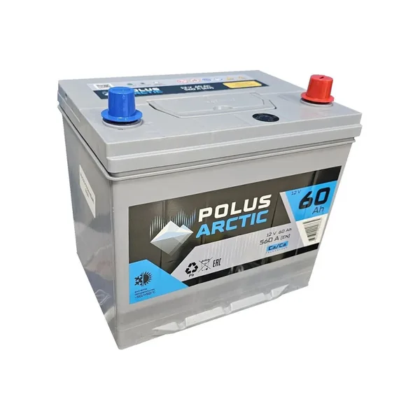 Аккумулятор POLUS Arctic 60Ah euro EN560 60D23L