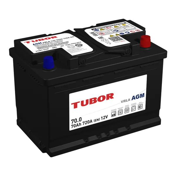 Аккумулятор TUBOR AGM 70Ah euro EN720