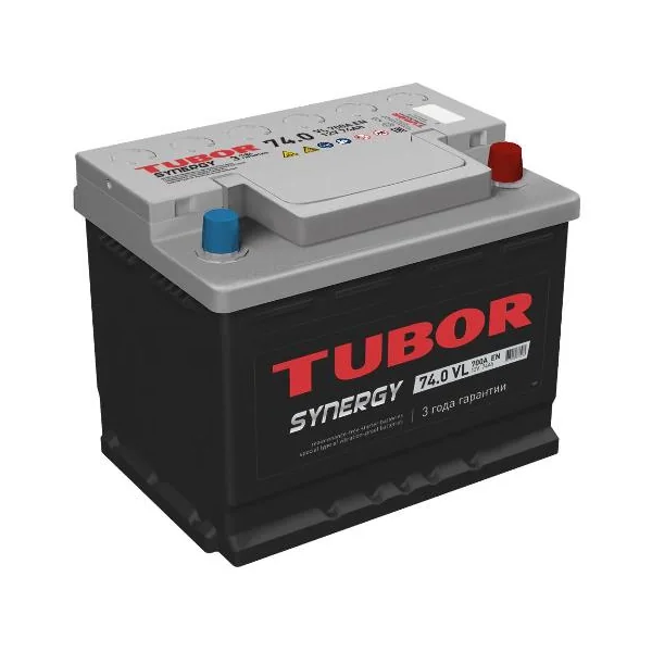 Аккумулятор TUBOR SYNERGY 74Ah euro низ EN700