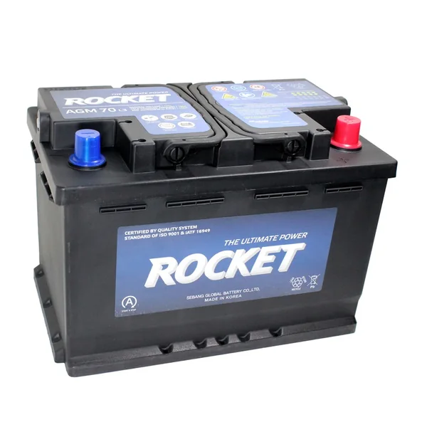 Аккумулятор ROCKET AGM 70Ah euro EN760