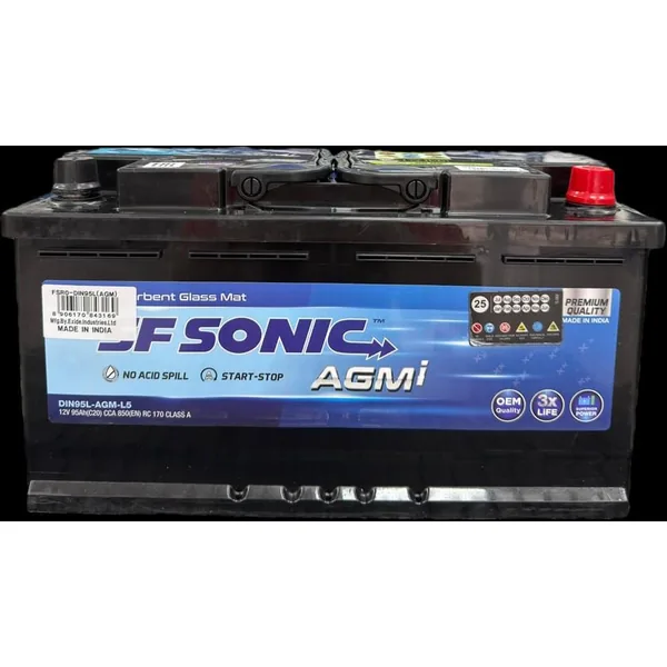Аккумулятор SF SONIC AGM 95Ah euro CCA800