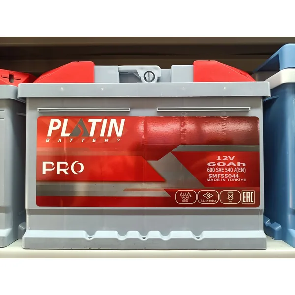Аккумулятор PLATIN Pro 60Ah euro низкий EN520