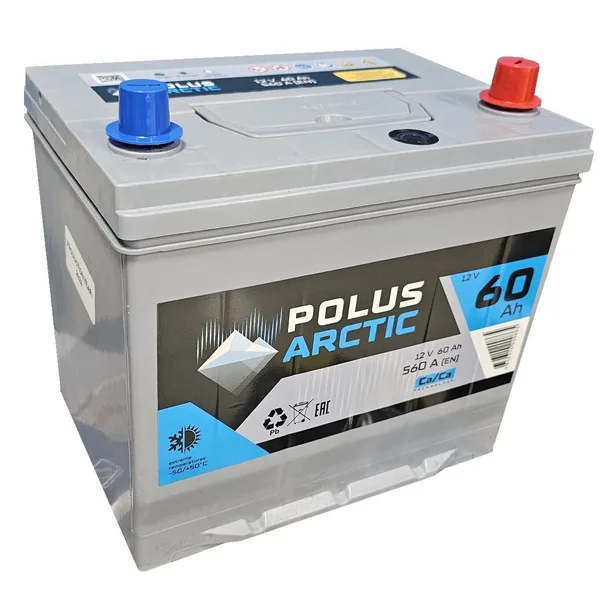 Аккумулятор POLUS Arctic Asia 65Ah euro EN600 70D23L