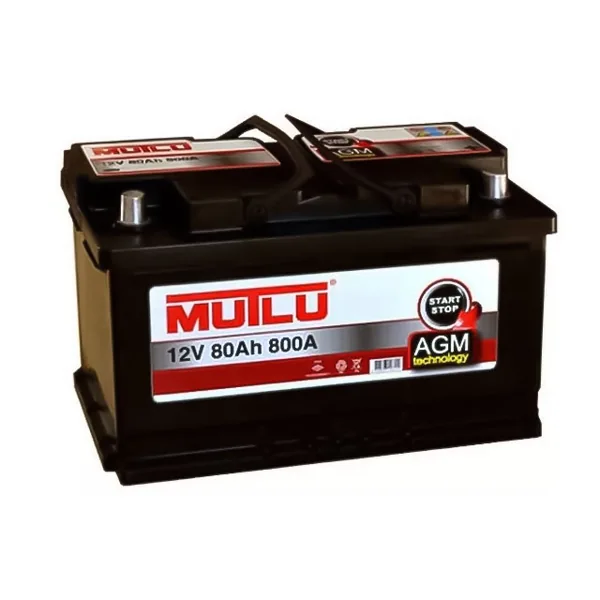 Аккумулятор MUTLU AGM 80Ah euro EN800
