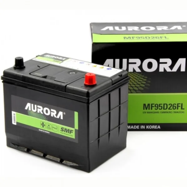Аккумулятор AURORA 80Ah euro CCA700 MF95D26FL