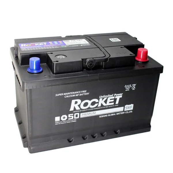 Аккумулятор ROCKET 75Ah euro низкий SAE700