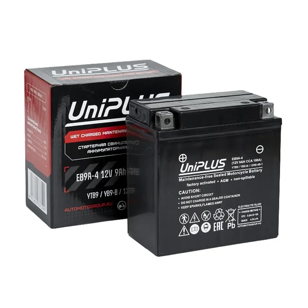 Аккумулятор UniPLUS EB9A-4A 9Ач CC100