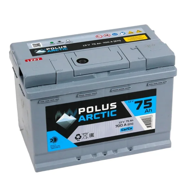 Аккумулятор POLUS Arctic 75Ah прямой EN700