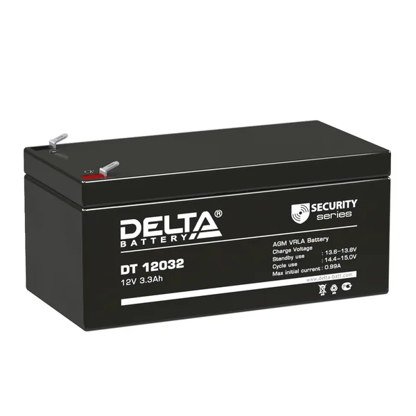 Аккумулятор DELTA DT 12032 12V 3.3Ah AGM