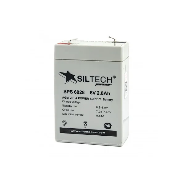 Аккумулятор SILTECH SPS 6028 6V 2,8Ah ( AGM )