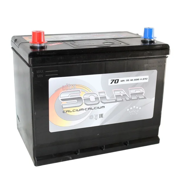 Аккумулятор ULTRA SOLAR BLACK ASIA 70 Ач 600 А (EN), прямая полярность, D26