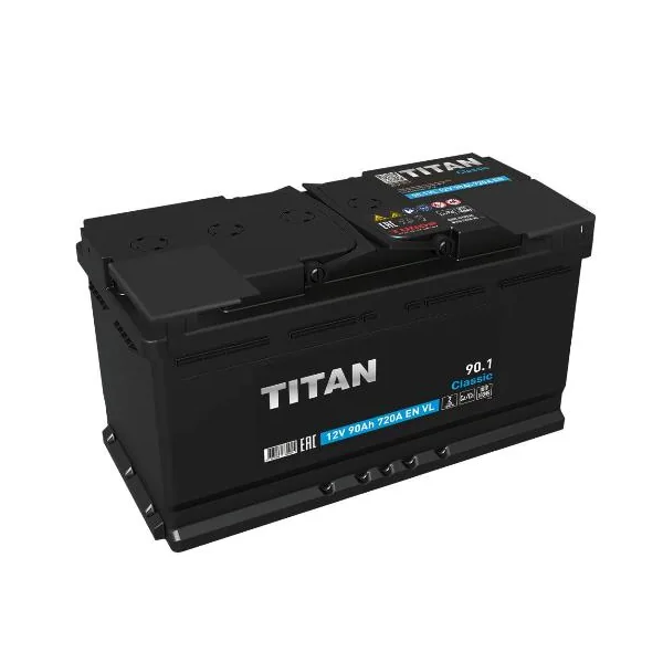 Аккумулятор TITAN Classic 90Ah прямой EN720