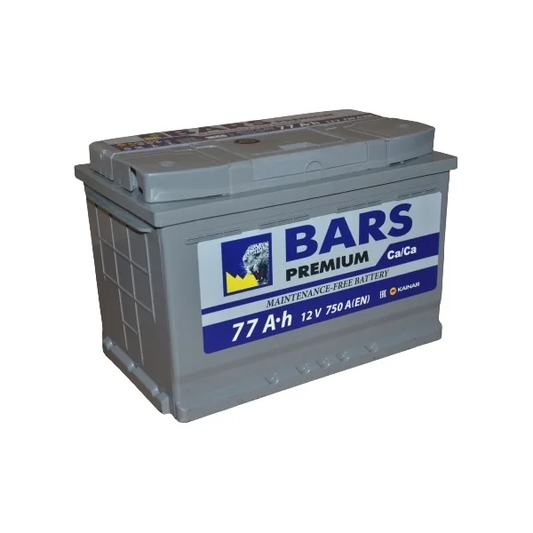 Аккумулятор BARS Premium 77Ah euro EN750
