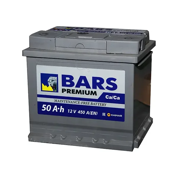Аккумулятор BARS Premium 50Ah euro EN450