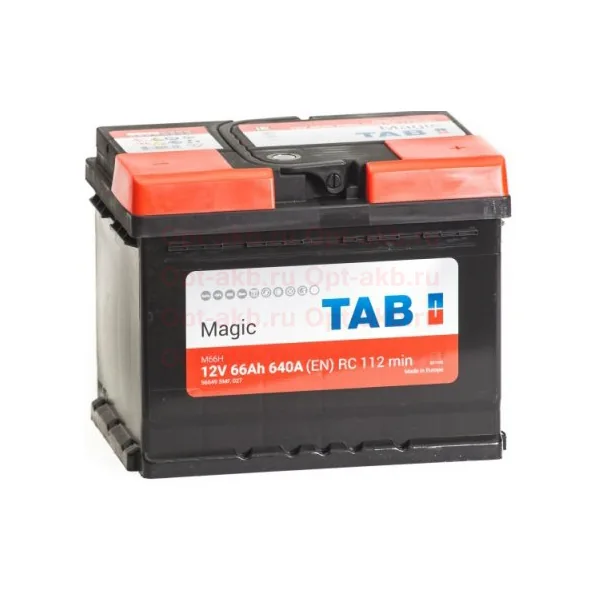 Аккумулятор TAB Magic 66Аh euro моноблок EN750 57549