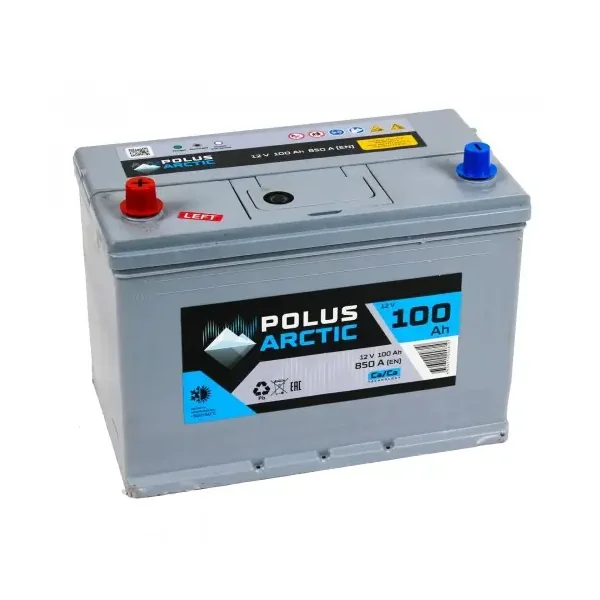 Аккумулятор POLUS Arctic Asia 100Ah прямой EN850 105D31R