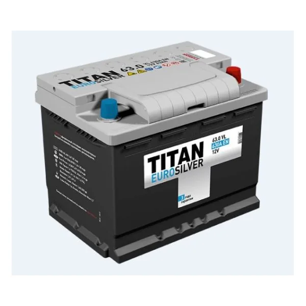 Аккумулятор TITAN Euro Silver 63Ah euro EN610
