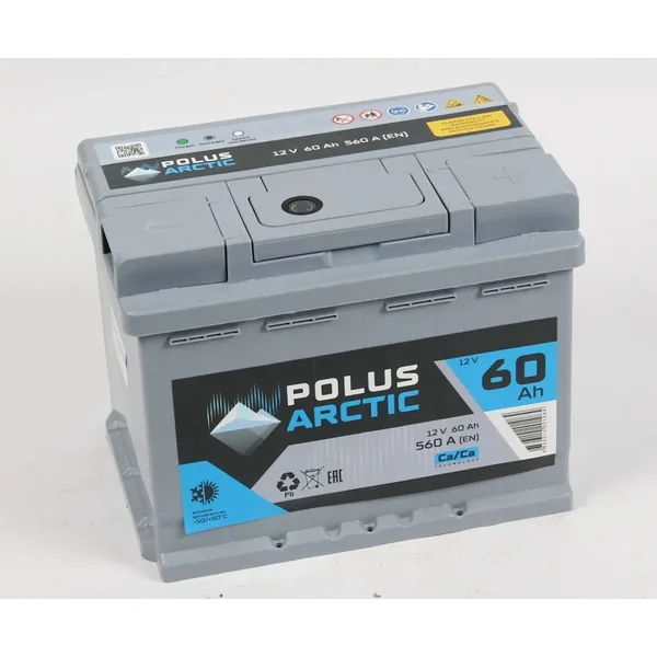 Аккумулятор POLUS Arctic 60Ah euro EN560