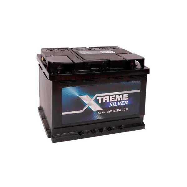 Аккумулятор XTREME Silver 62 Ач 560 А (EN), прямая полярность, LN2
