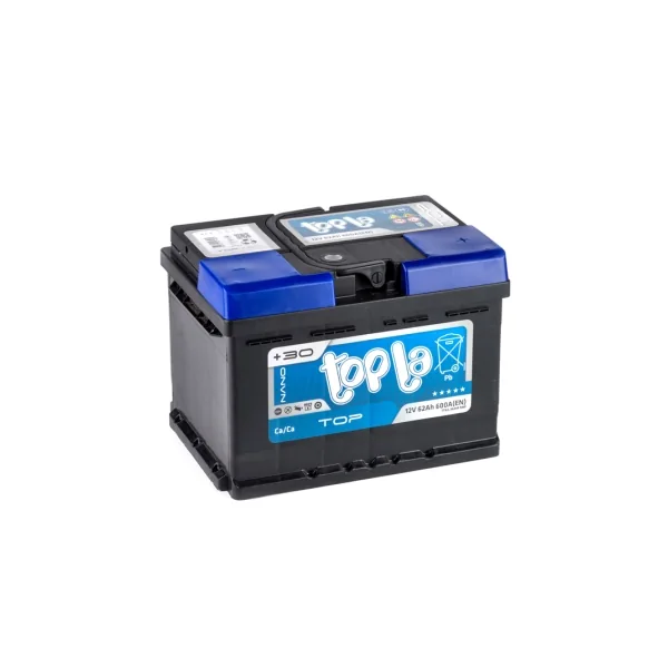 Аккумулятор TOPLA TOP TT62 62Ah euro низкая EN600 (Словения) 242*175*175
