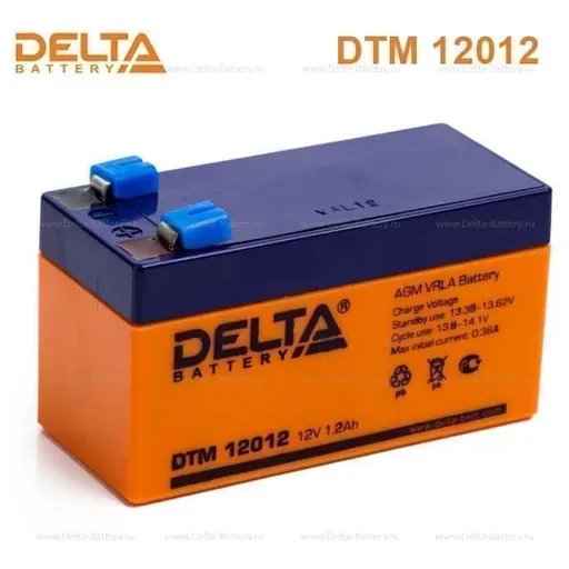 Аккумулятор DELTA 1.2 Ач, 97x44x57