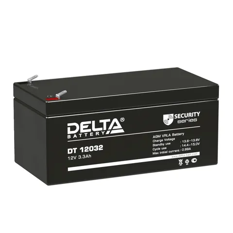 Аккумулятор DELTA 3.3 Ач, 134x61x67