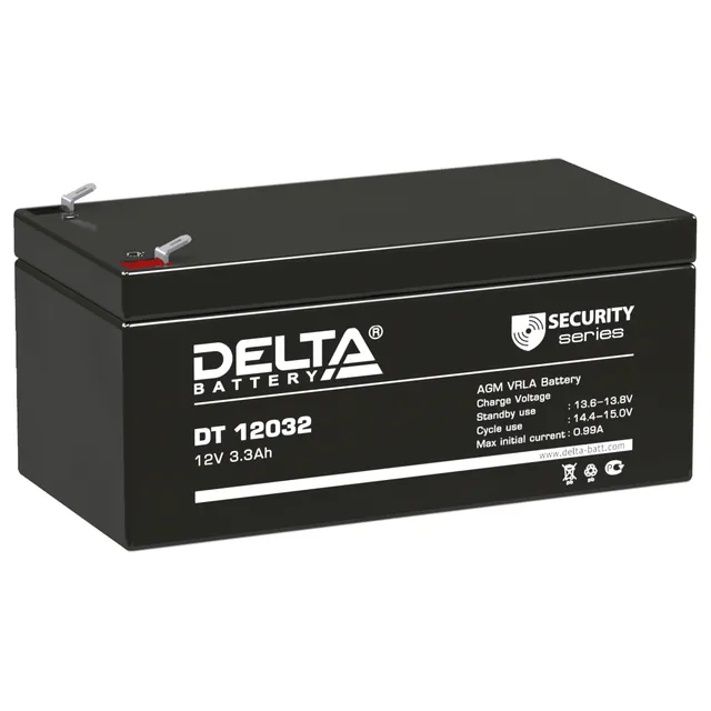 Аккумулятор DELTA 3.3 Ач, 134x61x67