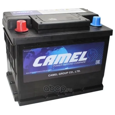Аккумулятор CAMEL 60 Ач 600 А (EN), прямая полярность, LN2