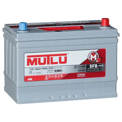Аккумулятор MUTLU SFB M3 115D31FL 100 Ач 850 А (EN), обратная полярность