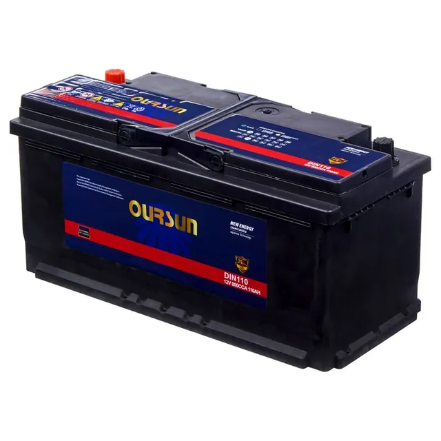 Аккумулятор OURSUN 110 Ач 800 А (EN), обратная полярность, LN6