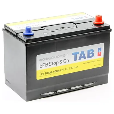 Аккумулятор TAB EFB Stop & Go 105 Ач 900 А (EN), обратная полярность, D31
