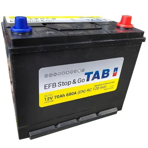Аккумулятор TAB EFB Stop & Go 70 Ач 680 А (EN), обратная полярность, D26