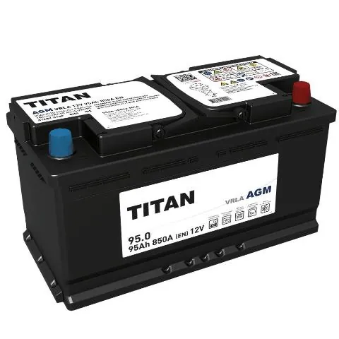 Аккумулятор TITAN 95 Ач 850 А (EN), обратная полярность, LN5