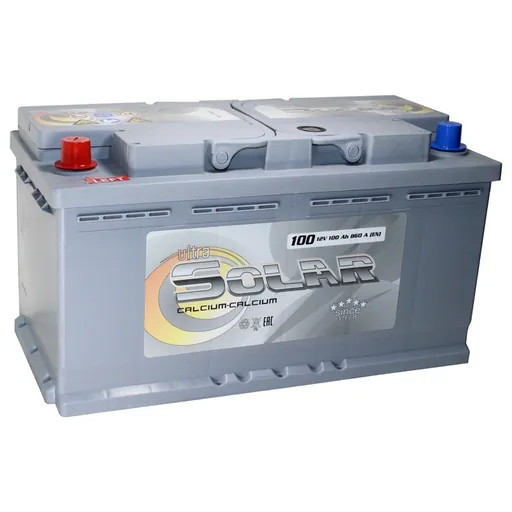 Аккумулятор ULTRA SOLAR 100 Ач 860 А (EN), прямая полярность, LN5