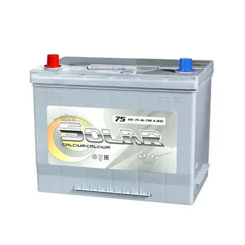 Аккумулятор ULTRA SOLAR 75 Ач 730 А (EN), прямая полярность, D26