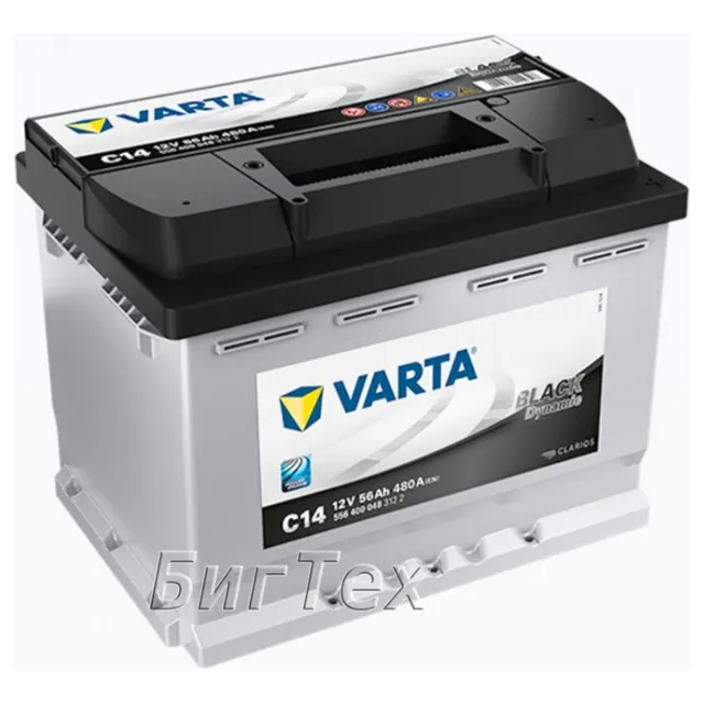Аккумулятор VARTA Black Dynamic 56 Ач 480 А (EN), прямая полярность, LN2