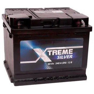 Аккумулятор XTREME Silver 60 Ач 540 А (EN), прямая полярность, LN2