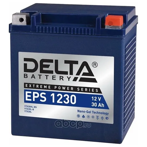 Аккумулятор DELTA EPS 30 Ач 360 А (EN), обратная полярность, YIX30L